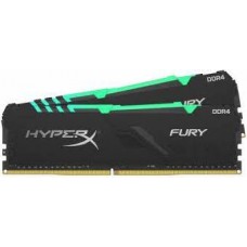 Kingston Hyper-X Rgb Fury Hx426c16fb3ak2/64 / Rgb Fury Beast Kf426c16bbak2/64 Ddr4-2666 ( Pc4-21300) With Asymmetrical Heatsink Cl16 32gb X 2 Kit - Support Intel Xmp ( Extreme Memory Profiles ) 1.2v - 288pin - Lifetime Warranty