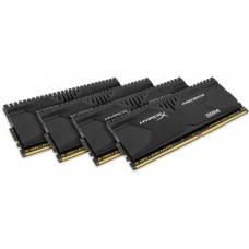 Kingston Hx426c13pb2k4/16 Ddr4-2666 ( Pc4-21300) Hyper-X Predator With Tall Heatsink Cl13 4gb X 4 Kit - Support Intel Xmp ( Extreme Memory Profiles ) 1.35 - 288pin - Lifetime Warranty