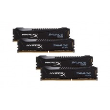 Kingston Hx428c14sbk4/16 / Hx428c14sb2k4/16 - Ddr4-2800 ( Pc4-22400) Hyper-X Savage With Asymmetrical Die-Cast Aluminium Heatsink Cl14 4gb X4 Kit - Support Intel Xmp ( Extreme Memory Profiles ) 1.35v - 288pin - Lifetime Warranty