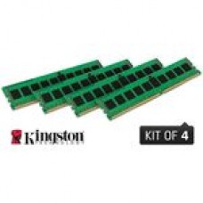 Kingston Kvr21r15s8k4/16 Ddr4 Ecc-Registered Valueram 2133 (Pc4-17000) 4gb X4 Kit Single Rank X8 Cl15 - 288pin 17gb/Sec Memory Bandwidth 1.2v - Lifetime Warranty - Retail Pack