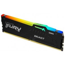 Kingston Kf556c36bbea-32 - Ddr5-5600 (Pc5-44800) Fury Beast Rgb With Heatsink 32gb - Expo Optimized For Amd Ryzen + Intel Xmp ( Extreme Memory Profiles ) Cl36 - 288pin Single Rank 38.4gb/Sec Memory Bandwidth Built-In Ecc 1.25v With Built-In Power Man