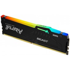 Kingston Kf560c36bbea-32 - Ddr5-6000 (Pc5-48000) Fury Beast Rgb With Heatsink 32gb - Expo Optimized For Amd Ryzen + Intel Xmp ( Extreme Memory Profiles ) Cl36 - 288pin Single Rank 38.4gb/Sec Memory Bandwidth Built-In Ecc 1.25v With Built-In Power Man