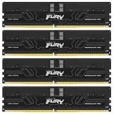 Kingston Kf556r36rbk4-64 - Ddr5 Ecc-Registered - D5-5600 (Pc5-44800) Fury Renegade Pro With Heatsink 16gb X4 Kit Cl36 - 288pin Single Rank 38.4gb/Sec Memory Bandwidth 1.1v With Built-In Power Management Ic - Lifetime Warranty - Retail Pack