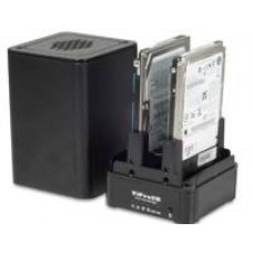 Icydock Mb522sp-B Trayless Mobile Rack Black - For Upto 2x 9.5mm 2.5" Sata6g /Sas In 3.5" Bay With Push And Eject Design With Led - Full Metal Construction Icydock Mb522sp-B Trayless Mobile Rack Black - For Upto 2x 9.5mm 2.5" Sata6g /Sas In 3.5" Bay With Push And Eject Design With Led - Full Metal Construction