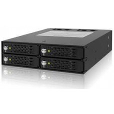 Icydock Tougharmor Mb994sk-1b Mobile Rack Black - For 4x 2.5" ( 15mm ) Sas/Sata6g In 5.25" Bay With 4x Key-Lock For Each Drive Ideal For Upto To Raid 0+1/10/5 In Limited Space Push And Eject Design - Tougharmor Heavy Duty Metal Construction