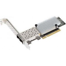 Asus Pei-10g/82599-2s Pci-Express 2.0 (8x) Dual-Port 10gigabit Lan Server Adapter - Sfp+ Optical Lc Or Direct Attach Copper Intel 82599gb Chipset - Support Aft Sftvmlb Dcb I/Oat Vmdq Virtualization Dca Sr-Iov Alb 5gt/Sec - Includes Extra Low-Profile