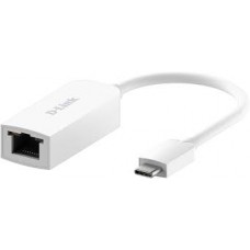D-Link Dub-E250 Usb3 Type-C/Thunderbolt To 2.5gbps Network Adapter 4600 Mbps Full-Duplex Plastic Housing 53x21.5x15mm + 160mm Cable