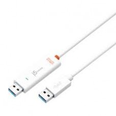 J5 Create Juc501 Usb3.0 To Type-C Data Transfer Cable With Km Switch - With Wormhole Technology ( Allows Copy/Past + Keyboard/Mouse Sharing Between Two Devices/Platform ) Mac To Mac / Windows To Windows / Mac To Windows / Mac To Ipad Cross-Platform Multi