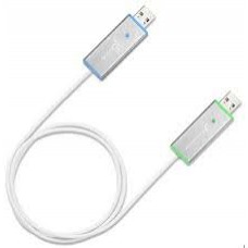 J5 Create Juc700 Usb3.0 To Type-A Data Transfer Cable With Kvm Switch - Support Usb3.0 + Touch Screen Display + Video Extend/Mirror + Dss(Dual Systsem Swap) + Wormhole Technology ( Allows Copy/Past + Display/Keyboard/Mouse Sharing Between Two Devices/Plat