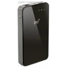 Pqi 6w31-001tr1002 Airbank - Black - All-In-One Wireless Access Point + 1tb Portable+Networkable Storage ( 10/100 Utp + 802.11b/G/N Wireless ) Powered By Usb3.0 Or Built-In Battery Supports Up To 5 Simultaneous Mobile/Pc Connections With One-Click Sync