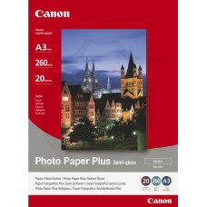 Canon Sg-201 A3+ Photo Paper Plus Semi-Glossy - 20sheets 260g/M Canon Sg-201 A3+ Photo Paper Plus Semi-Glossy - 20sheets 260g/M