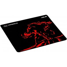 Asus Cerberus Plus Black+Red Gaming Mouse Pad - Non-Slip Natural-Rubber Base Provides 1.3x More Grip Anti-Fray Stitching 450x400x3mm - Retail Pack