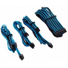 Corsair Cp-8920221 Blue+Black Premium Individually Sleeved Flexible Paracorded Modular Cable Starter Kit ( Type4 Gen4 ) 4x Cable Combs - Include 1x 610mm Atx ( 20+4pin) + 1x 750mm Eps12v(4+4pin) + 2x 650mm Pci-E 8(6+2) Pin Heatshrink-Less Connectors W Corsair Cp-8920221 Blue+Black Premium Individually Sleeved Flexible Paracorded Modular Cable Starter Kit ( Type4 Gen4 ) 4x Cable Combs - Include 1x 610mm Atx ( 20+4pin) + 1x 750mm Eps12v(4+4pin) + 2x 650mm Pci-E 8(6+2) Pin Heatshrink-Less Connectors W