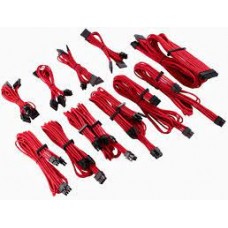 Corsair Cp-8920223 Red Premium Individually Sleeved Flexible Paracorded Modular Cable Pro Kit With 9x Cable Combs ( Type4 Gen4 ) 9x Cable Combs - Include 1x 610mm Atx ( 20+4pin) + 2x 750mm Eps12v(4+4pin) + 6x Pci-E 8(6+2)Pin (4x650mm) + 8x Sata(2x750mm) Corsair Cp-8920223 Red Premium Individually Sleeved Flexible Paracorded Modular Cable Pro Kit With 9x Cable Combs ( Type4 Gen4 ) 9x Cable Combs - Include 1x 610mm Atx ( 20+4pin) + 2x 750mm Eps12v(4+4pin) + 6x Pci-E 8(6+2)Pin (4x650mm) + 8x Sata(2x750mm)