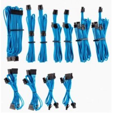 Corsair Cp-8920225 Blue Premium Individually Sleeved Flexible Paracorded Modular Cable Pro Kit With 9x Cable Combs ( Type4 Gen4 ) 9x Cable Combs - Include 1x 610mm Atx ( 20+4pin) + 2x 750mm Eps12v(4+4pin) + 6x Pci-E 8(6+2)Pin (4x650mm) + 8x Sata(2x750mm Corsair Cp-8920225 Blue Premium Individually Sleeved Flexible Paracorded Modular Cable Pro Kit With 9x Cable Combs ( Type4 Gen4 ) 9x Cable Combs - Include 1x 610mm Atx ( 20+4pin) + 2x 750mm Eps12v(4+4pin) + 6x Pci-E 8(6+2)Pin (4x650mm) + 8x Sata(2x750mm
