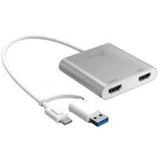 J5create Jca366 Type-C (Gen1 ) To 4x Hdmi ( Female Work With Existing Cable ) With Multi-Monitor Assistant Software Support Upto 32 Segment Windows 4 Display Modes ( Extended / Mirror/ Primary/ Rotation ) Ideal For Desktop Or Notebook/New Mac Book S J5create Jca366 Type-C (Gen1 ) To 4x Hdmi ( Female Work With Existing Cable ) With Multi-Monitor Assistant Software Support Upto 32 Segment Windows 4 Display Modes ( Extended / Mirror/ Primary/ Rotation ) Ideal For Desktop Or Notebook/New Mac Book S