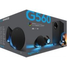 Logitech 980-001301 G560 Lightsync 2.1 Wired + Bt Wireless Gaming Speaker 16.8 Million Colors Programable Rgb Lighting In 4 Zones 7.1 Dts:X Ultra Virtual Surround Sound Volume Keys On Satelite Speaker 120w Down-Firing Subwoofer Black Usb Input Wit