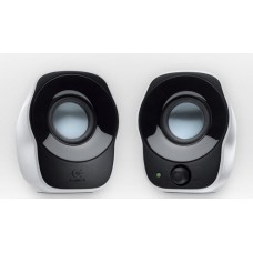 Logitech 980-000513 Z120 2.0 Channel 1.2w ( 2x0.6 ) Volumn Control - Black + White Built-In Cable Management- 3.5mm ( Usb-Powered )
