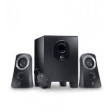 Logitech 980-000413 Z313 2.1 Speaker 25w ( 15 + 2x5 ) Black Wired Control Pod With Control Knob + 3.5mm + Rca Input With Headphone Out