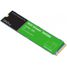 Westerndigital Green Sn350 Wds240g2g0c 240gb - Ngff ( M.2 ) 3d Qlc Ssd Nvme Pcie (Gen3.0) X4 Mode Type 2280 -80x22x2.4mm (Single Sided) Ldpc (Low Density Parity Check) Ecc Burst Performance Read/Write : 2400/900 Mb/Sec Random Write 4k Iops : 160000