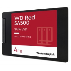 Westerndigital Red Sa500 Wds400t1r0a 2.5" Nas Sata Ssd 4tb/4000gb 3d Tlc With Slc Cache Sequential Read Read/Write : 560/530mb/Sec Random Read/Write 4k : 95000/82000 Iops 2 Millions Mtbf With 2500tbw - 5 Years Warranty