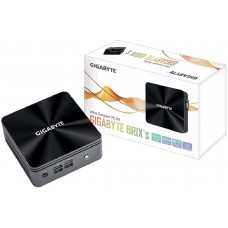 Gigabyte I7 Gb-Bri7h-10710 High ( With Type2280 M.2 + 2.5" Hdd Mounting Support ) - Brix Ultra Compact Pc - 120x120x47mm Mini Size Pc - 4k Hdmi Black- Intel Comet Lake Core I7-10710u - 6 Cores+ Hyper-Threading ( 12-Threads ) 1.1/4.7ghz ( With Vt-X