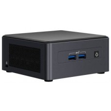 Intel Bnuc11tnhv70l00 Nuc ( Next Unit Of Computing ) With Vpro+Tpm - 117x112x54mm Mini Size Pc With 9.5mm 2.5" Hdd Mounting Support + Extra Lan - 4k Full-Hd Black- Intel Tiger Lake Core I7-1185g7 - Quad Core+ Hyper-Threading ( 8-Threads ) 3 / 4.8gh