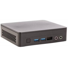 Intel Nuc11-Atkc2 Nuc ( Next Unit Of Computing ) - 113x115x36mm Mini Size Pc + 64gb Emmc + 4gb Ddr4 + Windows 11 Home 4k Hdmi/Dp@60hz - Black+Silver- Intel Jasper Lake Celeron N4505 - Dual Core 2ghz Upto 2.7ghz Turbo-Boost ( With Vt-X 10nm 38.4gb/Sec