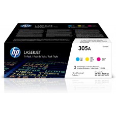 Hp Cf370am No.305a C+M+Y 3 Color Pack