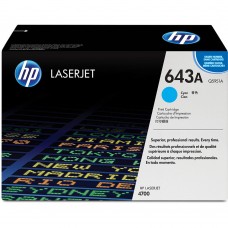 Hp Q5951a No.643a Cyan Toner 10000pages - For Hp Color Laserjet 4700 Series