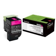 Lexmark 80c80m0 808 Magenta - Return Program Toner 1000 Pages - For Lexmark Cx310 Cx410 Cx510