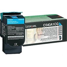 Lexmark C540a1cg - Return Program Toner Cartridge Cyan 1000pages - For Lexmark C540 C543 C544 C546 X543 X544