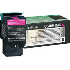 Lexmark C540h1mg - Return Program Toner Cartridge Magenta 2000pages - For Lexmark C540 C543 C544 C546 X543 X544