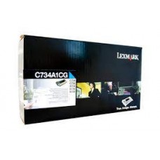 Lexmark C734a1cg - Return Program Toner Cartridge Cyan 6000pages - For Lexmark C734 C736 X734 X736 X738