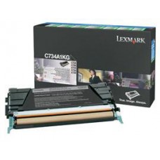 Lexmark C734a1kg - Return Program Toner Cartridge Black 8000pages - For Lexmark C734 C736 X734 X736 X738