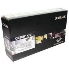 Lexmark C736h1kg - Return Program Toner Cartridge Black 12000pages - For Lexmark C736 X736 X738