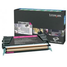Lexmark C736h1mg - Return Program Toner Cartridge Magenta 10000pages - For Lexmark C736 X736 X738