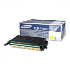 Samsung Clp-Y660b Yellow Toner High Yield 5000pages - For Samsung Clp-610 Series Clp-660 Series Clx-6210 Series Clx-6240 Series