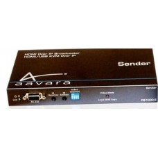 Aavara Pb5000-S+E Sender With Poe Support ( No Ac-Adapter Required ) - Hdmi Over Utp 1080p Broadcaster Via Gigabit Network Switch ( 802.11q Vlan+Igmp Required ) With Ir ( Infrad Remote ) Pass-Through Supprt - 1x Hdmi-In + 1x Utp Out To Switch Hdmi V1.3