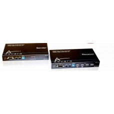 Aavara Pb7000-Se Sender With Poe Support ( No Ac-Adapter Required )- Multi-Casting Over Ip With Hdmi+Usb Kvm Over Ip Function With Ir ( Infrad Remote ) - Rs232 + Usb+ Hdmi-In + Hdmi-Out For Local Display + Audio In/Out