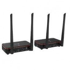 J5 Create Jvaw50 Hdmi Wireless Display Extender Kit ( Tansmitter + Receiver ) - Support Ir Remote Pass-Through 802.11ac Range Upto 60m 1080p Fhd 135x76x33.5mm 2x External 5dbi Antenna With 2x Usb On Receiver For Keyboard+Mouse - Black