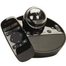 Logitech 960-000867 Bcc950 Conference Cam With Built-In Stereo Speakerphone + Mic + Wireless Remote Control + Camera Stand With Extended Pole Speakerphone Stand With Multimedia Control Buttons With 3.5mm Headphone Out Jack Motorized Pan+Tile+Zoom