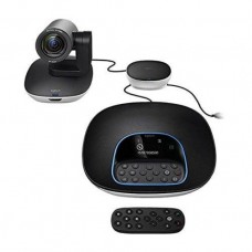 Logitech 960-001057 Group Video Conferencing System ( Camera+ Speakerphone+ Hub ) - For Group Of 14 People Lcd Display For Caller Id And Other Info Tripod Mountable 360-Degree Full-Duplex Speakerphone Support Optional Expansion Microphone ( 989-000171