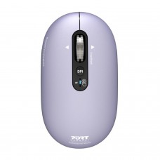Port Connect Pure Mac Rechargeable Wireless And Bluetooth Mouse - Iris