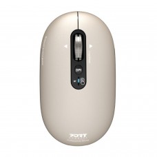 Port Connect Pure Mac Rechargeable Wireless And Bluetooth Mouse - Pearl