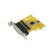 Sunix Ser6437phl - Low-Profile + Extra Standard Dual Bracket - 2 Port High-Speed Serial ( 16c950 ) Rs232 , Pci-Express (1x) , 5v/12v/Ri (No Power) Selectable For Each Serial Port ( Enable Serial Devices To Function Without Ac-Adapter ) +1.1 Amp Ptc , 128