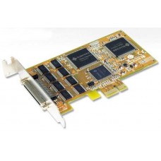 Sunix 6456h - Standard + Low-Profile Dual Bracket - 4 Port High-Speed Serial ( 16c950 ) Rs232 , Pci-Express (1x) , 128byte Hardware + 128k Software Fifo, Sun2410 Chipset , 921.6 Kbps , 15kv Esd Protection + 15kv Iec1000-4-2 Air Gap Discharge + 8kv Iec100