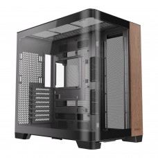 Antec C8 Curved Wood E-Atx | Atx | Micro-Atx | Itx Dual Chamber Gaming Chassis - Black