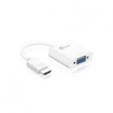 J5create Jda213 / Jda213s Hdmi To D-Sub(Vga) + 3.5mm Audio Out - Extension Cable ( Female Work With Existing Cable ) - Support Upto Fhd 1920x1200 / 1080p @60hz White For Mac Or Pc 40x45x14mm + 100mm Cable - Retail Pack J5create Jda213 / Jda213s Hdmi To D-Sub(Vga) + 3.5mm Audio Out - Extension Cable ( Female Work With Existing Cable ) - Support Upto Fhd 1920x1200 / 1080p @60hz White For Mac Or Pc 40x45x14mm + 100mm Cable - Retail Pack