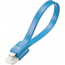 Pqi 6pco-008r0001a / 6pco-008r0006a I-Cable Lightning 20 Flat Blue- Apple Mfi Certified - 20cm ( Short Design Ideal For Powerbank ) - Usb To Lightning 8pins productimagesc+Charge With Flat Cable + Click Attach Design For Easy Storage Pqi 6pco-008r0001a / 6pco-008r0006a I-Cable Lightning 20 Flat Blue- Apple Mfi Certified - 20cm ( Short Design Ideal For Powerbank ) - Usb To Lightning 8pins productimagesc+Charge With Flat Cable + Click Attach Design For Easy Storage